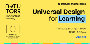 image for UDL Masterclass (Thursday 25th April at 12.30 on Zoom)