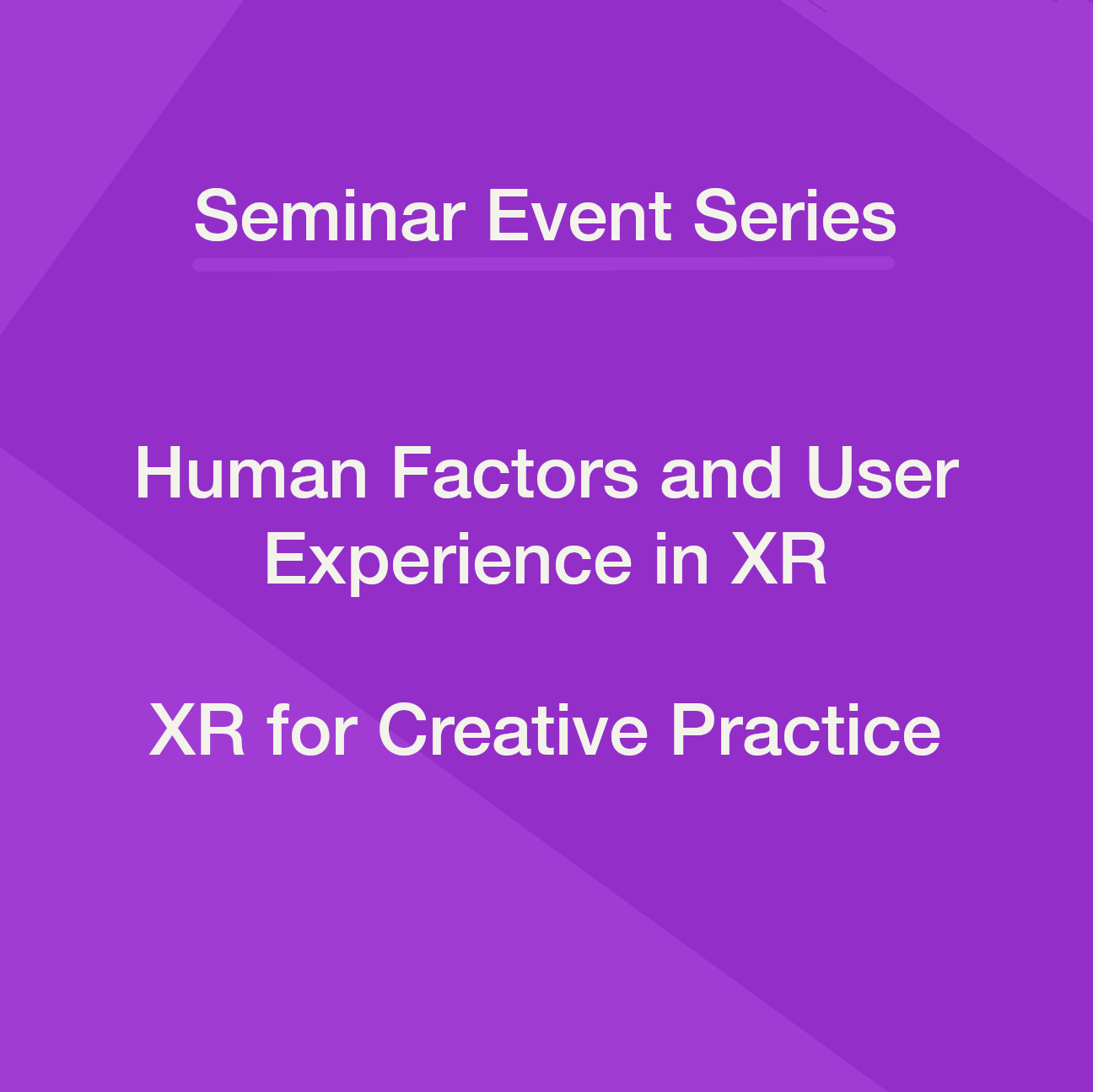 Image for Page Title: XR Research Seminar 